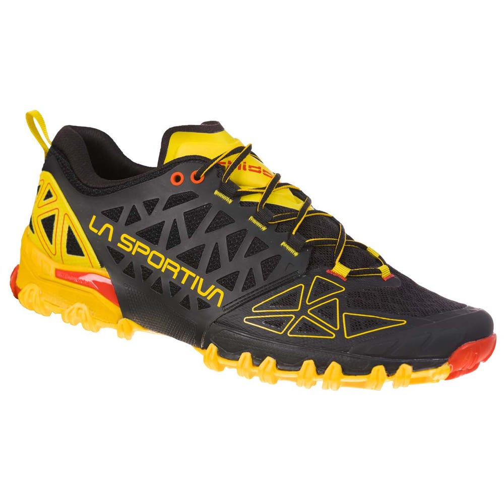 Zapatillas Trail Running La Sportiva Bushido II Hombre Negras/Amarillo Chile-0468291